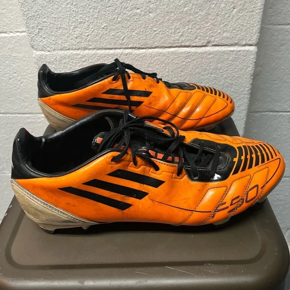Adidas Classic Orange. & Black Footwear. Cleats